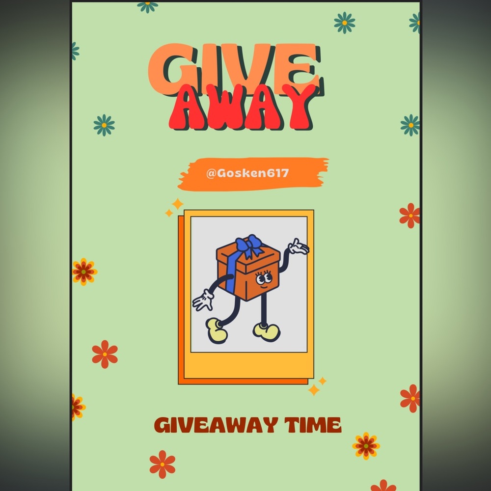 Colorful Giveaway Poster